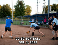 Co-Ed Softball Oct. 1, 2023